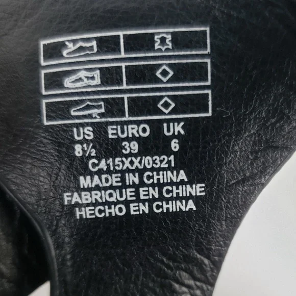 Anthropologie, Kelsey Dagger Webster Black Leather Platform, Clog Sandals - Picture 6 of 10